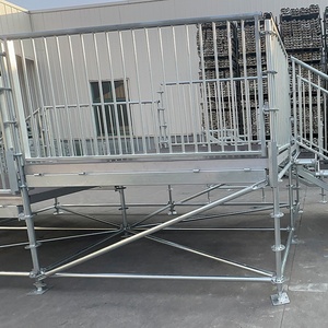 Bộ khung giàn giáo <span class=keywords><strong>ringlock</strong></span> với nẹp chéo và nền tảng thép cho Hệ thống hỗ trợ tạm thời - Product Image 3