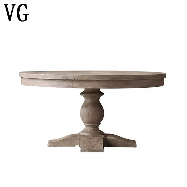 Tabella di legno su misura antica di stile d'annata del tavolo da pranzo della mobilia per la casa