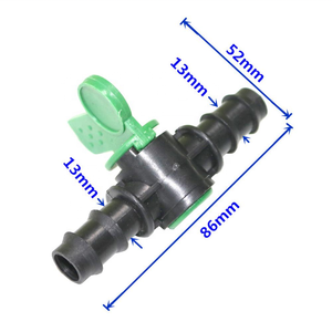 Tuin Landbouw DN16 1/2 Inch Pijp Drip Irrigatie Fittings Prikkeldraad Connector Water Flow Control Valve - Product Image 3