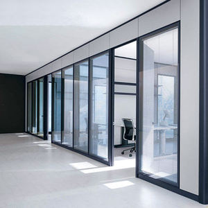 ภายในสำนักงานเลื่อนผนังกระจกใสสำนักงานพาร์ทิชันผนังที่มี<span class=keywords><strong>ราคา</strong></span>ถูก - Product Image 4