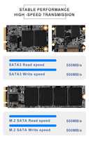 SATA3 meilleure qualité haute vitesse M.2 2230 2242 2280 128gb 256GB 512GB 1 to M2 disque SSD interne pour ordinateur portable