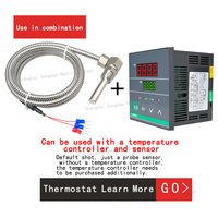 Sonde spéciale télescopique pour mesure de température des roulements de moteur, capteur de température PT100, résistance en platine à extrémité ouverte, OEM ODM IP65