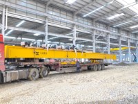 EOT Crane 10 Ton Double Girder Overhead Crane com grua elétrica, estrutura compacta para elevação da oficina