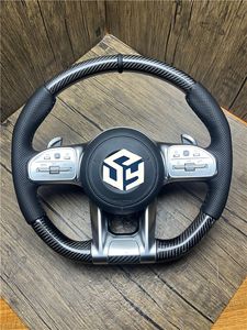 Volant en fibre de carbone pour Mercedes-Benz C43/C63/<span class=keywords><strong>C63s</strong></span> Coupé W205 AMG 19-22 Facelift C63/E63/GT/CLS - Product Image 4