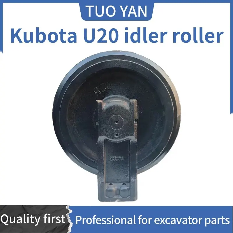 Durable Kubota U20 Track Roller Idler Wheel Sprocket Carrier Roller Track Adjuster Undercarriage Parts KX20 Bottom Roller