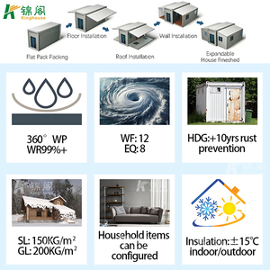 20ft 40ft Hoàn Thành Prefab Văn Phòng Sẵn Sàng Thực Hiện <span class=keywords><strong>3</strong></span> Trong <span class=keywords><strong>1</strong></span> Mở Rộng Sang Trọng Phẳng Gói Gấp <span class=keywords><strong>Container</strong></span> Nhà Để Bán - Product Image 6