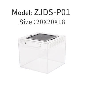 ZJDS-P L Reptile acrylique écologique chargeur forêt tropicale HD transparent reptile terrarium pour animaux de compagnie cage - Product Image 2