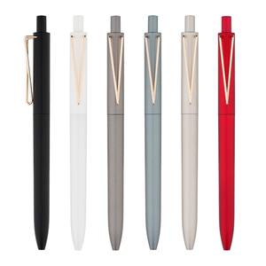 उच्च अंत भावना बड़े वी-आकार के प्रेस जेल पेन अनुकूलित लोगो उच्च मूल्य वाला उपहार प्लास्टिक पेन कार्यालय हस्ताक्षर पेन - Product Image 5