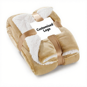 Manta Navideña de Franela Suave y Esponjosa de Doble Capa de Forro Polar Sherpa para el Invierno - Product Image 1