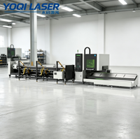 Machine de découpe de tubes laser à fibre entièrement automatique Q7-12 3 kW, découpeuse de tuyaux CNC intelligente pour bureaux et chaises