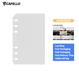 A6透明つや消しPPプラスチックファイルディバイダー-手頃な価格の古典的な厚さPPルーズリーフバインダープランナーインデックスディバイダー - Product Image 1