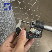 Grillage hexagonal galvanisé pour poulailler, clôture en treillis métallique, filet pour volailles, barrière animale pour projets d'artisanat