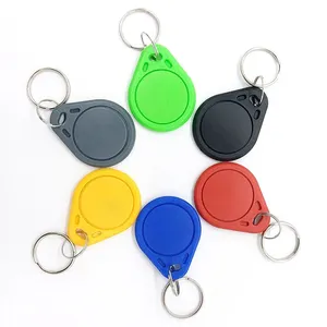 RFID 태그 125KHz NFC 태그 Keyfob 액세스 제어에 대 한 다시 쓰기 가능 근접 RFID 카드 열쇠 고리