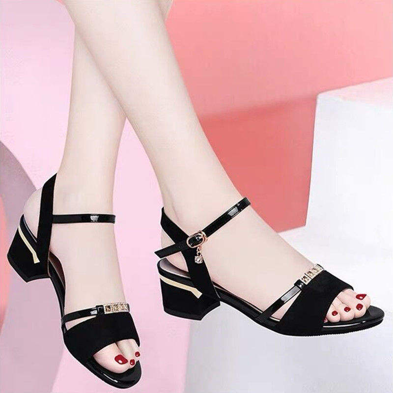 Thick Heel Sepatu Heels Lazada XES TORI-05 Sepatu Heels Chunky