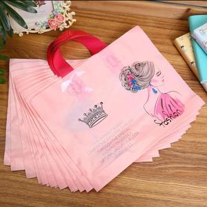 Tùy Chỉnh In Thiết Kế Logo Riêng Nhựa Poly Bao Bì Hàng Tạp Hóa Colour Mua Sắm Quần Áo Mềm Vòng Lặp Xử Lý Túi - Product Image 5