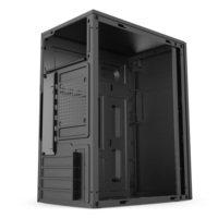 Gabinete de PC para Juegos de Torre Media con Alto Flujo de Aire, Micro ATX, Panel Frontal de Malla, Precio de Fábrica, Venta al Por Mayor