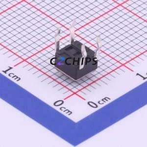 K2-1109DP-A4SW-01 Tactile Switch Through hole-4P,4.5x4.5mm Switch Single Pole Single Throw Round Button 2.5N Through Hole - Product Image 2