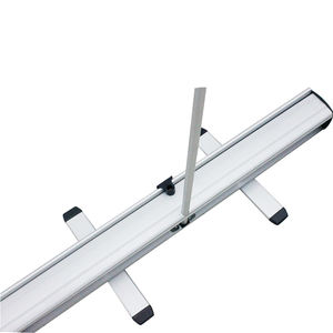 Desain kustom ukuran Aluminium 3p Film lembut promosi penggunaan menggulung spanduk yang dapat ditarik dengan dasar - Product Image 5