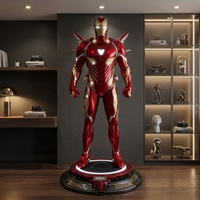 Statue en résine Iron Man MK50 grandeur nature, peinte à la main, sculpture de super-héros, figurine d'art, décoration d'intérieur, objet de collection, cadeau