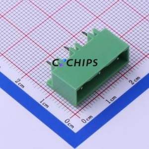 KF2EDGVC-7.62-3P Plug-in Terminal Block Through hole,P=7.62mm Connector Board-to-Board / Socket - Closed 1x3P 7.62mm Green - Product Image 1