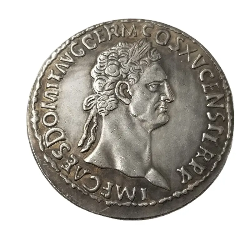 Moneta commemorativa romana antica antica del metallo d'argento dell'oro non pulito su ordinazione all'ingrosso