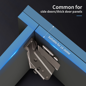 Cerniera per Porta con Design a Griglia Scheletrica, Coppa da 35mm, 125 Gradi, Chiusura Morbida con Ammortizzatore per Porte di Cucina e Bagno - Product Image 4