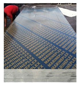Panneau de <span class=keywords><strong>contreplaqué</strong></span> filmé noir 1220x2440mm 18mm 25mm 15mm pour coffrage de construction <span class=keywords><strong>marine</strong></span>, panneau phénolique - Product Image 5