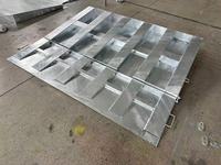 Rampe de chargement robuste en acier galvanisé pour conteneurs maritimes, plancher de quai de chargement pour chariot élévateur 6,5 tonnes pour entrepôt