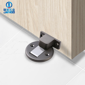 Jayhoo Tope de Puerta Magnético Oculto de Latón para Montaje en Suelo, Sujeción Fuerte para Puertas de Madera Interiores, Diseño Minimalista - Product Image 4