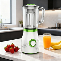 Modern Design Multifunctionele Juicer Smoothie Blender Fruit Groente Processor Variabele Snelheid Food Machine Knop Laag Geluid