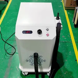 เครื่องทำความเย็นผิวด้วยอากาศอุณหภูมิต่ำ 110V ระบบทำความเย็นสำหรับการรักษาด้วยเลเซอร์สำหรับร้านเสริมสวย - Product Image 4