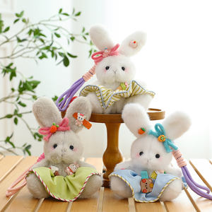 Portachiavi personalizzabile eco-friendly Super Soft in cotone PP adorabile peluche di peluche per alleviare lo Stress tecnico lavato - Product Image 4