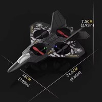 Avion de Chasse L0712 avec Gyroscope 6 Axes, Décollage Mono-Touche, Mode sans Tête, Changement de Vitesse pour Adultes et Débutants, Avion Télécommandé