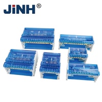Bloc de jonction électrique en cuivre pour rail DIN, barre omnibus 7 broches, boîtier de distribution d'alimentation universel