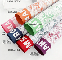 Papier Glassine Coréen 100% Pâte Vierge Couleur Personnalisée Simple Face 80g/m² Doux pour Emballage de Bouquets de Fleurs Impression Numérique