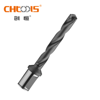 CHTOOLS Lames de forage en acier rapide HSS Nouvelle finition de revêtement à tige droite pour le traitement du plastique et des métaux