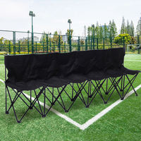 Chaise de stade pliable CHENYUE avec logo personnalisé, pour 4 à 6 personnes, banc de spectateurs, structure en acier, tissu Oxford, pour le sport, le football