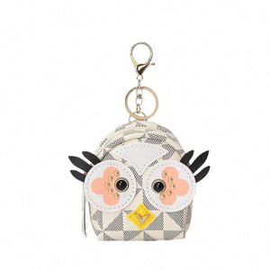 Hot Selling Anime Mini Storage Bag PU Leather Keychain with Carabiner Woven Doll Pattern 3D Shape <b>Purse</b> Charms Promotion Gift - Product Image 2