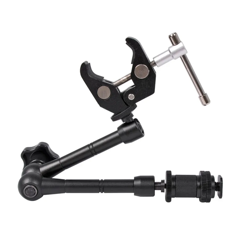 11inch Adjustable Articulating Friction Camera Magic Arm Super Clamp for Camera Rig LCD Monitor LED Flash Lights Flash Bracket