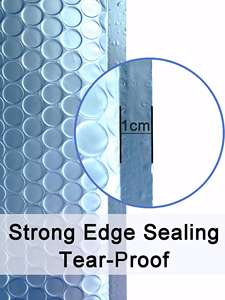 Sobres acolchados metálicos para gafas de sol, sobres acolchados de color azul marino con Logo - Product Image 6