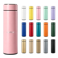 Bouteille d'eau isotherme en acier inoxydable 304 avec infuseur à thé, isolation thermique 12-24 heures, design écologique