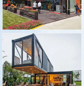 Casa Contenedor Creativa para Oficina, Tienda o Estudio, Diseño Industrial Azul, Forma Rectangular, Personalizable, Envío a Todo el País - Product Image 4