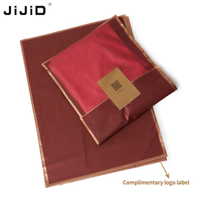 Jijid Sac d'emballage en plastique givré Pe Poly imprimé coloré mat pour vêtements Sacs de t-shirt givrés écologiques - Product Image 4