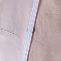 Housse de vêtement en polyester transparente personnalisée avec logo sur mesure, vente en gros, durable, écologique, haute qualité