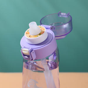 Botella de Agua con Fragancia a Frutas, Libre de BPA, 500/650 ml, 0% de Azúcar, con 7 Cápsulas de Sabor, en Oferta - Product Image 5