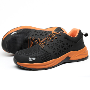 <span class=keywords><strong>Zapatos</strong></span> DE SEGURIDAD DE CONSTRUCCIÓN DE CORREDOR negro de exportación de marca ZSTEP perfectos antiestáticos resistentes al desgaste para damas hombres <span class=keywords><strong>trabajo</strong></span> - Product Image 3
