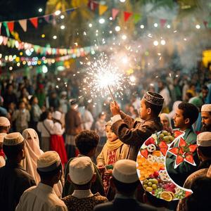 Caja de Regalo en Forma de Luna Creciente de Ramadán de 10 Pulgadas, Empaque para Dulces para el EID, Mezquita, Islam - Product Image 4