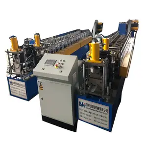 C And Omega Profile Making Stud And Track Used C U Channel Double Line Light Keel Roll Forming Machine