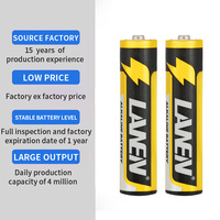 Batería Alcalina Ultra LR03 de 1.5V con Logotipo OEM, Celda Seca LR03 AM4 AAA AM-4, Batería Súper Alcalina de 1.5V