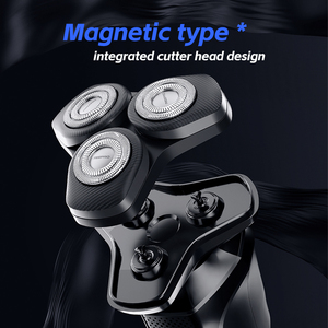 เครื่องโกนหนวดแบบหมุนได้ทั้งแบบเปียกและแห้ง ชาร์จเร็วแบบ Type-C ใช้งานได้นาน 90 นาที สำหรับนักธุรกิจและนักเดินทาง รับผลิตแบบ OEM/ODM โรงงานผลิต 3 มิติ - Product Image 2